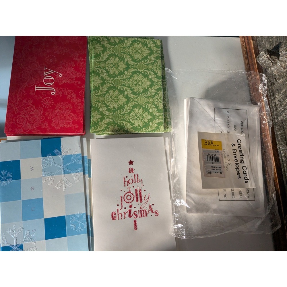Lot 30 Cartes De Noël Avec Enveloppes Vintage Holiday‎ Greeting Cards